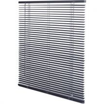 Jaloezieën Aluminium 25 Mm Effen Donkergrijs 80x175 Cm, - Intensions