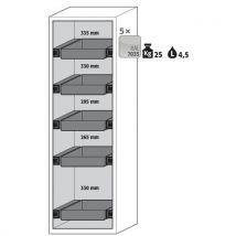 Veiligheidskast S-CLASSIC-900 S9 - 1968x596mm - Asecos - Asecos