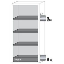 Veiligheidskast S-classic-90 S90.196.090 Geel, - Asecos