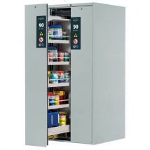 Veiligheidskast V-MOVE-90 - met opvangbak en legbord - 819mm - Asecos - Asecos