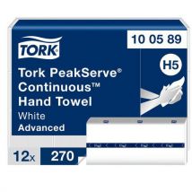 Continu Handdoek - Wit - H5 Advanced, - Tork