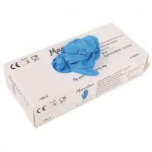 Niet-gepoederde Nitrilhandsch. Maat 8 Blauw, - Manutan Expert