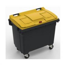Sulo - Mobiele container Plastic Omnium - speciaal deksel voor inzamelen van huishoudelijk verpakkingsmateriaal - 660 l