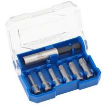 Doos met van 6 TX-bits met bithouder T10 tot T40 - SpeedPoint - Speedpoint
