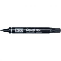 Permanente markeerstift N50 - ronde punt - met dop - Pentel - Pentel