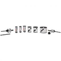 Set gatenzaag twee metalen, loodgieters - 9-delig - Lenox