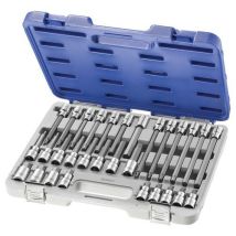 Expert - Koffer met 30 stuks 6-kant schroevendraaierdoppen 1/2'' - Binnenzeskant - E200516