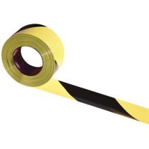 Afzetlint - Veiligheidslint Zwart/Geel - 500m x 70mm - Markering Gevaarlijke Gebieden