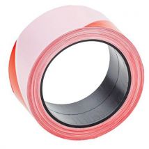 Manutan Expert - Markeringslint Rood/wit - 100m x 50mm - Parkeren - Veiligheidsbord