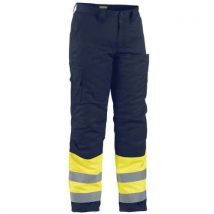 Winterwerkbroek High Vis 1862 - geel/marineblauw - Brand