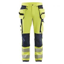 High Vis Werkbroek Met 4-weg Stretch 1997 Geel/zwart C156, - Blaklader