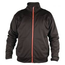 Service Sweatshirt met rits en zakken 3362 - zwart/rood - Blaklader