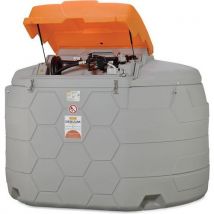 Cemo - Go Cube Standaard Buiten Opslagtank - 5000 Liter - PE - 185cm Hoog - 72L/min
