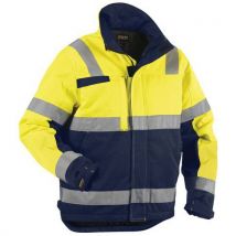 Winterjas High Vis 4862 - geel/marineblauw - Brand