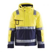 Winterjas High Vis 4870 - geel/marineblauw - Blaklader