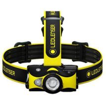 Ledlenser - Hoofdlamp iH9R - 600 lumen, 40u batterij, oplaadbaar, fluorescerend geel