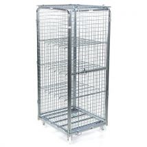 Rolcontainer - 3 Legborden - 400 Kg - Manutan Expert, - Manutan Expert
