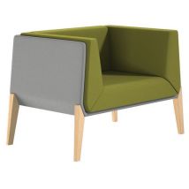 Fauteuil Accord 1 Plaats - Groengrijs - Quadrifoglio, - Quadrifoglio