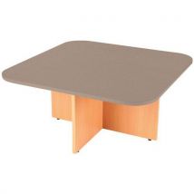 Salontafel Diabolo + Opbergr.kussens 100x100cm Grn.taub/beuk, - Manutan Expert
