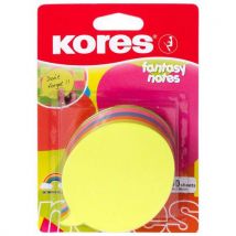 Verplaatsbaar Memobord Fantasiebubbel 70x70 Mm Kleur Neon, - Kores