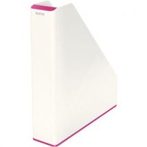 Tijdschriftencassette Wow Leitz Duokleur Roze/wit_53621023, - Leitz