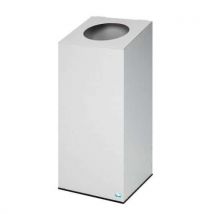 Afvalbak Voor Gescheiden Inzamelen Wsg 38 Lichtgrijs - Lichtgrijs Deksel, - Var