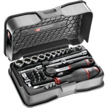 Doppenset 1/4 inch 6-kant en bits - 31 stuks - Facom