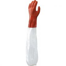 Handschoen Showa 640 chemisch bestendig PVC extra lang - Wiltec - Showa