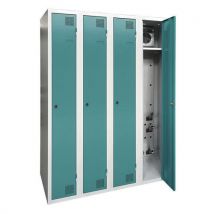 Drogende garderobekast, schone industrie - 1 tot 4 kolommen - op sokkel - Akaze - Akaze