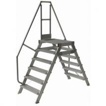 Hellingshoek vaste loopbrug 60° - Breedte 800 mm - Tubesca - Tubesca-Comabi