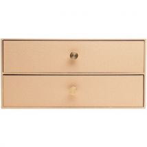 Ladenkast Office By Me Met Twee Laden - Beige, - Exacompta