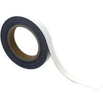 Manutan Expert - Magnetische tape, uitwisbaar, voor markeren 10 m - Wit - Manutan Expert