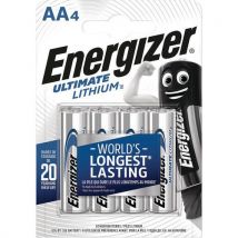 Energizer - Lithiumbatterij Ultimate - AA/LR6 - 1,5 V - Set van 4 - Energizer