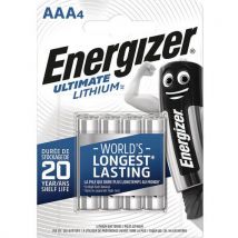Energizer - Lithiumbatterij Ultimate - AAA/LR03 - 1,5 V - Set van 4 - Energizer
