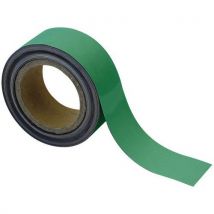 Manutan Expert - Magnetische tape, uitwisbaar, voor markeren 10 m - Groen - Manutan Expert