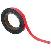 Manutan Expert - Magnetische tape, uitwisbaar, voor markeren 10 m - Rood - Manutan Expert