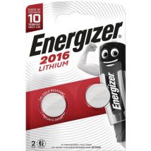 Energizer - Lithiumbatterij voor rekenmachines - CR 2016 - Set van 2 - Energizer