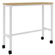 Vergadertafel Arial 120x40 cm met verrijdbaar bridge poten - Eol - EOL