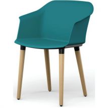 Multifunctioneel stoel Scott met houten poten - Eol - EOL