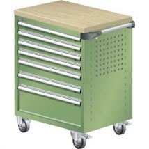 Werkplaatswagen L3627 afwerking hout multiplex - 7 lades - Lista - Lista