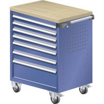 Werkplaatswagen L3627 afwerking hout multiplex - 7 lades - Lista - Lista