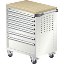 Werkplaatswagen L3627 afwerking hout multiplex - 7 lades - Lista - Lista