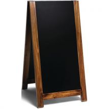Antieke Leisteen Schildersezel, Houten Profiel, - Showdown Displays