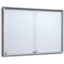 Binnenvitrine, Schuifdeuren, Magnetische Achterwand, Slim, - Showdown Displays