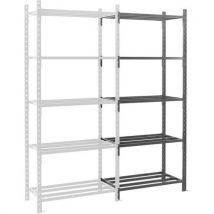 Aanbouwstelling Fliplus 5 Niv - Buislegbord - 2500x1510x400, - Manorga