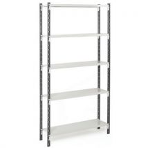 Basisstelling Flip 5 Niv Plaatstaal - 2000x1250x500 Ral7035, - Manorga