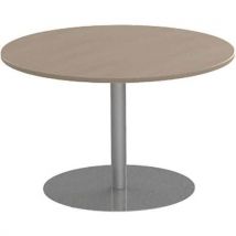 Vergadertafel rond 120 cm trompetvoet - Robberechts