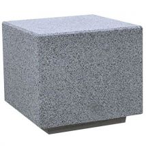 Benito - Zitelement Kubusvormig Kube van granietbeton - Zitbreedte 50cm - Duurzaam & Recyclebaar