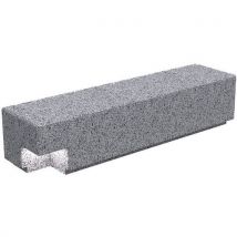 Bank Kube van granietbeton met ledlamp - Benito - Benito