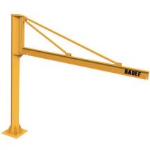 Kolomzwenkkraan 500 Kg Ber. 5 M + Elek. Takel 62/05r, - Hadef